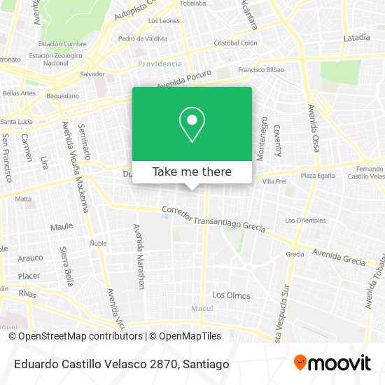 Eduardo Castillo Velasco 2870 map