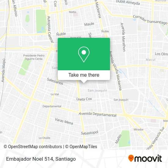 Embajador Noel 514 map