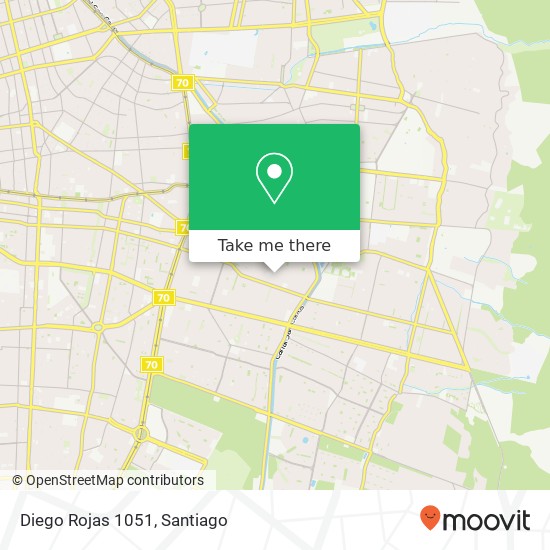 Diego Rojas 1051 map