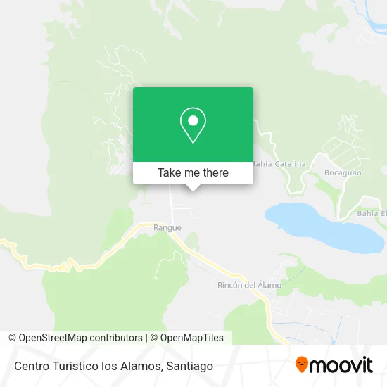 Centro Turistico los Alamos map