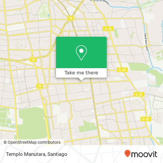 Templo Manutara map