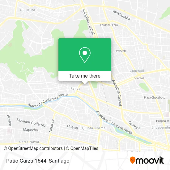 Patio Garza 1644 map