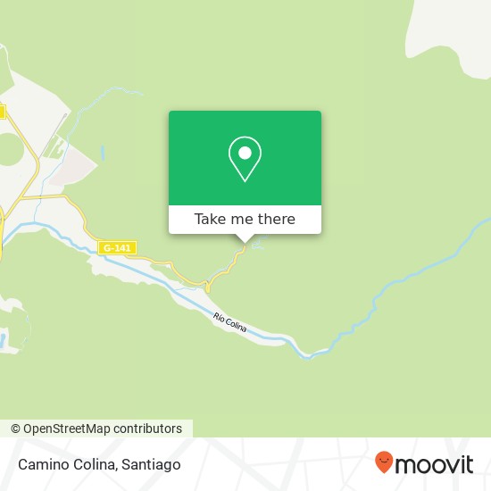 Camino Colina map