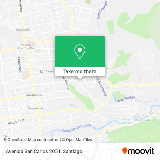 Avenida San Carlos 2051 map