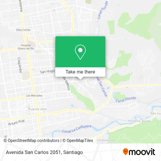 Avenida San Carlos 2051 map