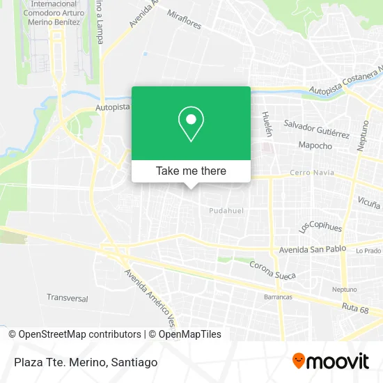 Plaza Tte. Merino map