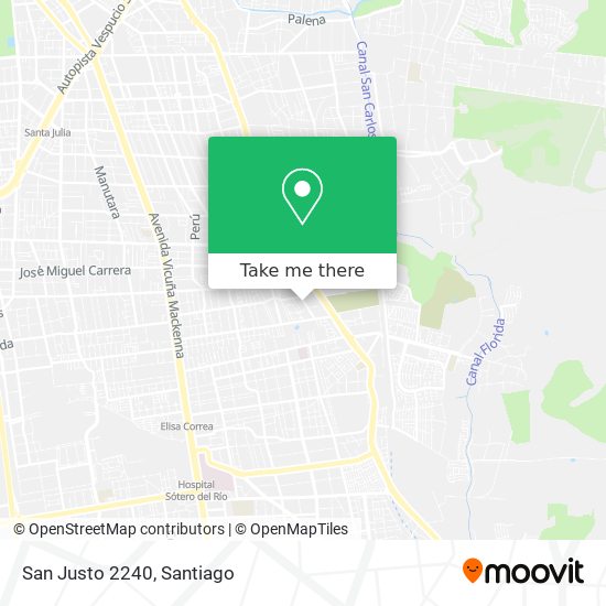 San Justo 2240 map