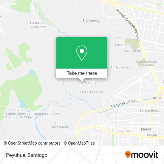 Peyuhue map