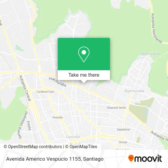 Avenida Americo Vespucio 1155 map