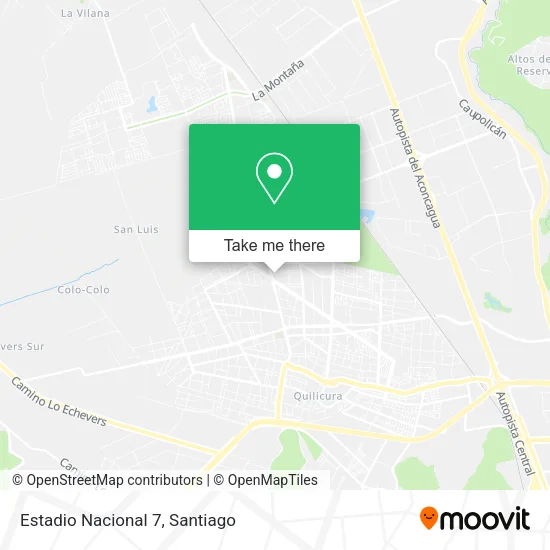 Estadio Nacional 7 map