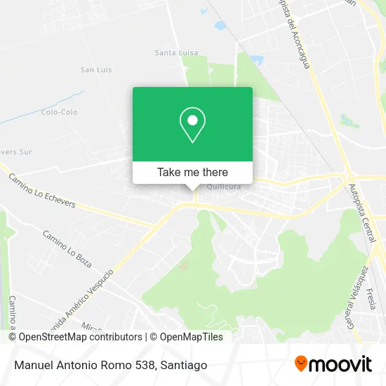 Mapa de Manuel Antonio Romo 538