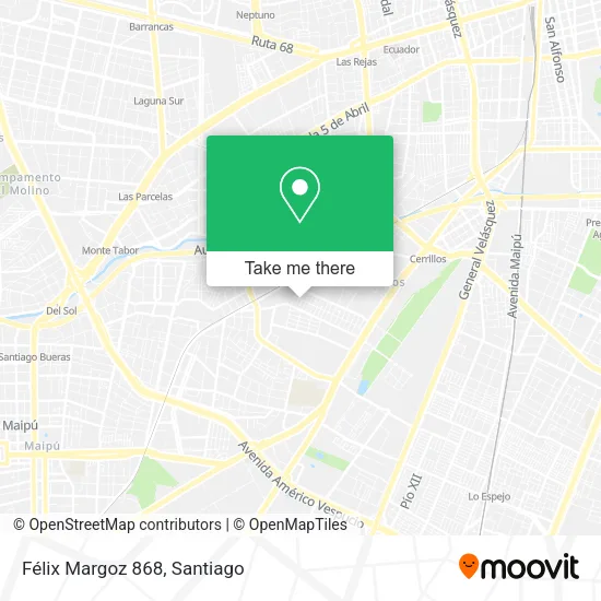 Félix Margoz 868 map