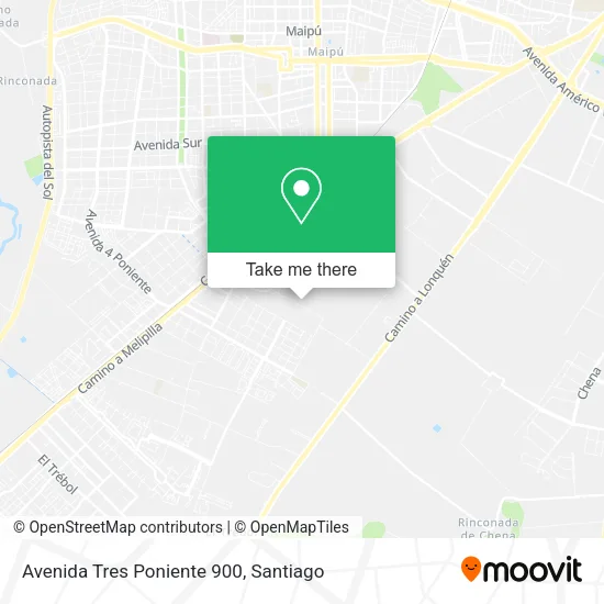 Avenida Tres Poniente 900 map