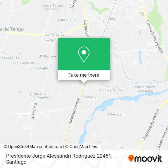 Presidente Jorge Alessandri Rodríguez 22451 map