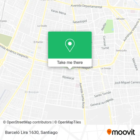 Barceló Lira 1630 map