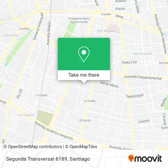 Segunda Transversal 6189 map