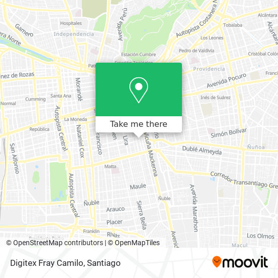 Digitex Fray Camilo map