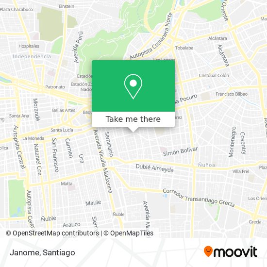 Janome map