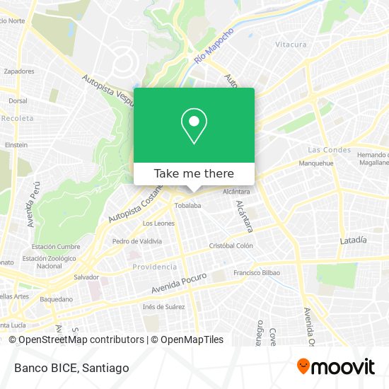 Banco BICE map