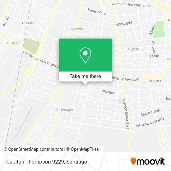 Capitán Thompson 9229 map