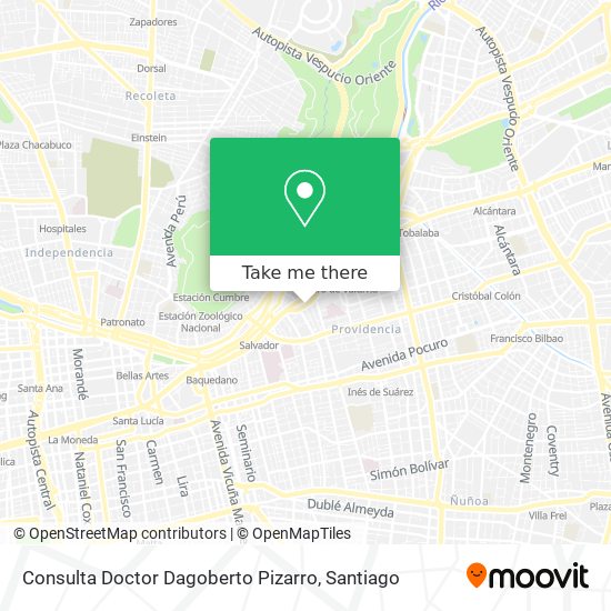 Consulta Doctor Dagoberto Pizarro map