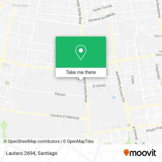 Lautaro 2694 map