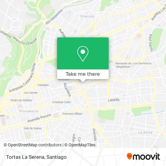 Tortas La Serena map