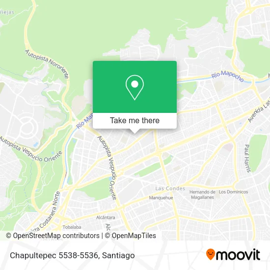 Chapultepec 5538-5536 map