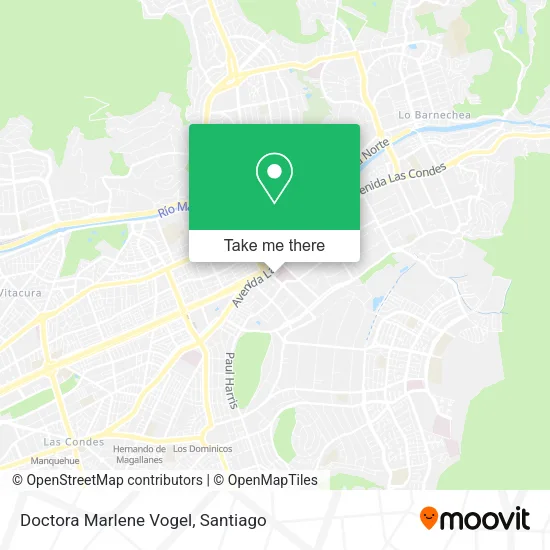 Doctora Marlene Vogel map