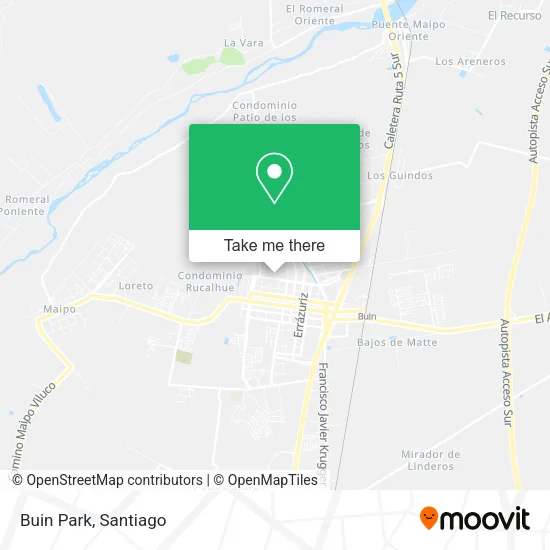Buin Park map