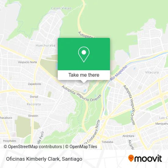 Oficinas Kimberly Clark map