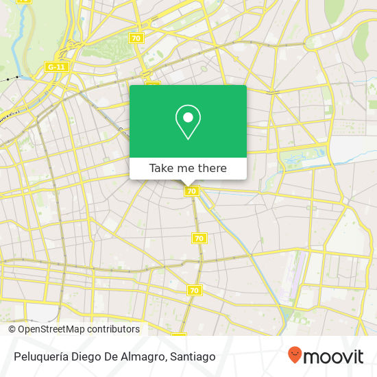 Peluquería Diego De Almagro map