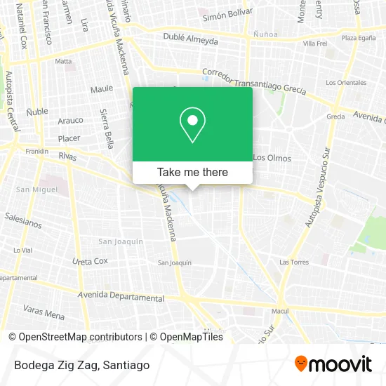 Bodega Zig Zag map