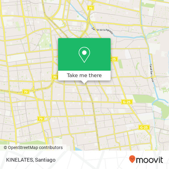 KINELATES map