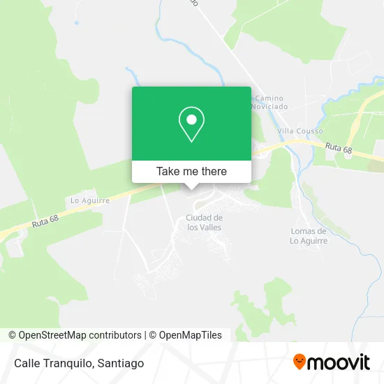 Mapa de Calle Tranquilo