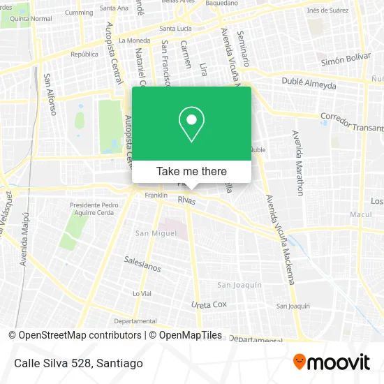 Mapa de Calle Silva 528