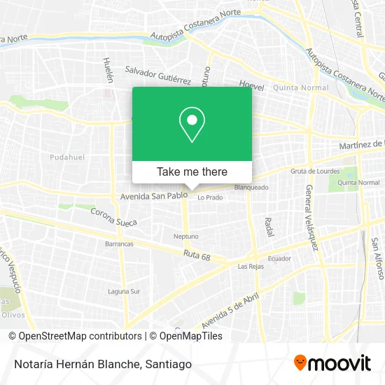 Notaría Hernán Blanche map