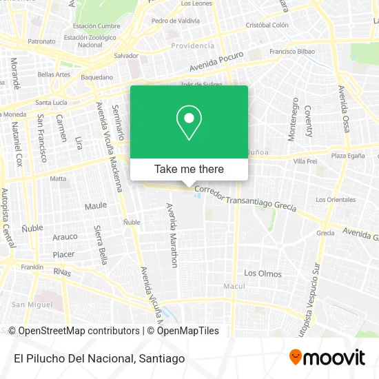 El Pilucho Del Nacional map