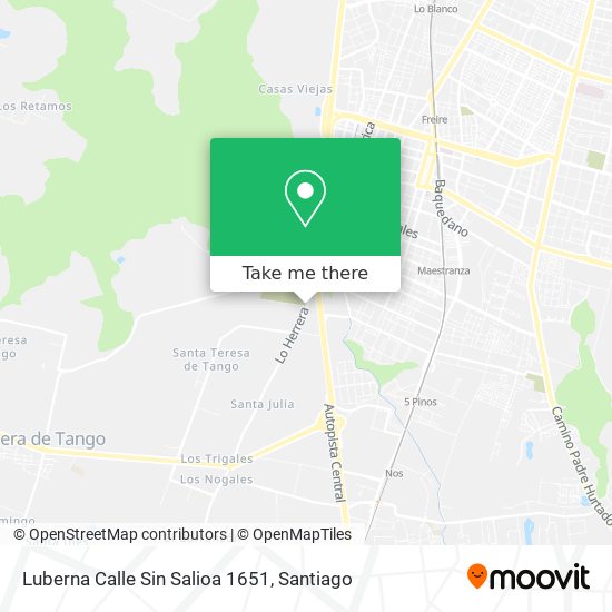 Mapa de Luberna Calle Sin Salioa 1651