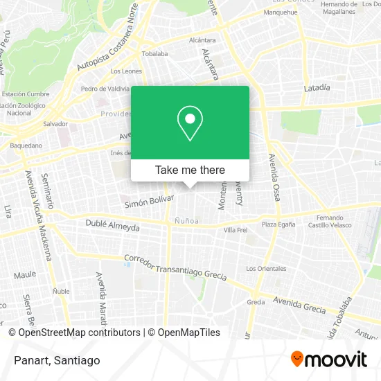 Panart map