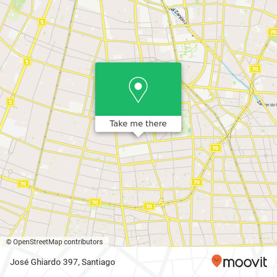 José Ghiardo 397 map