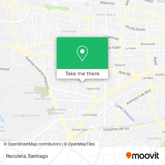 Recoleta map