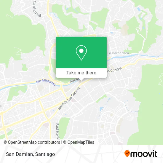 San Damian map