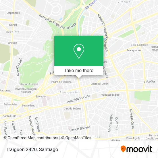 Traiguén 2420 map