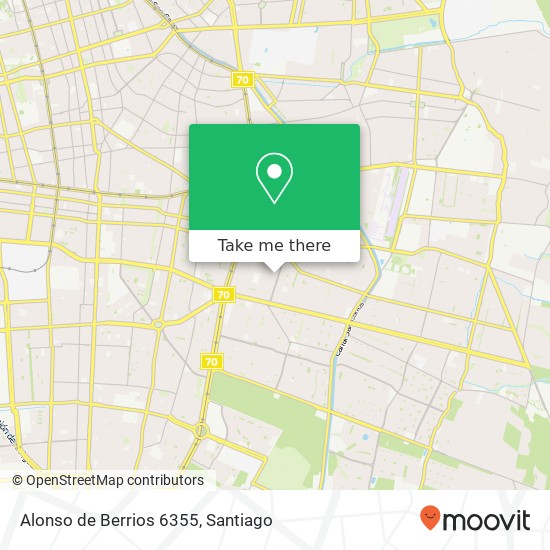 Alonso de Berrios 6355 map