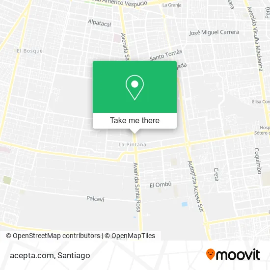 acepta.com map