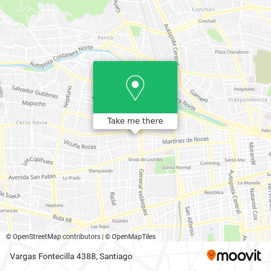 Vargas Fontecilla 4388 map