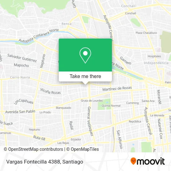 Vargas Fontecilla 4388 map