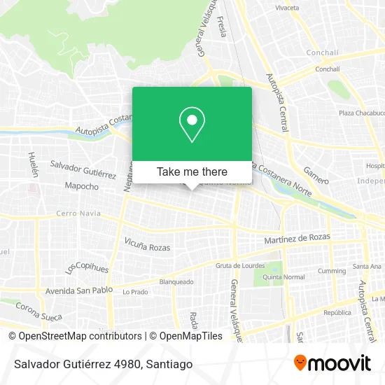 Salvador Gutiérrez 4980 map