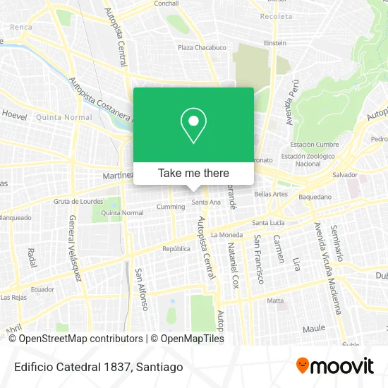 Edificio Catedral 1837 map